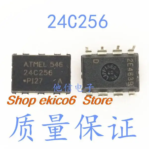 

10pieces Original stock AT24C256 24C256 /EEPROM DIP8