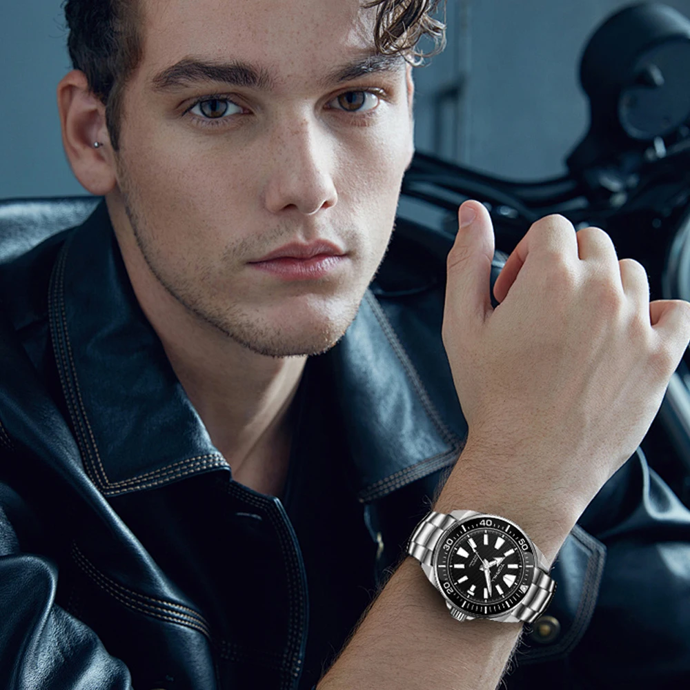 Diving Watch 43.5mm Sapphire Clocks 300M Waterproof Super Luminous NH35 Movement Automatic Mechanical for men mechanical watch diver watch