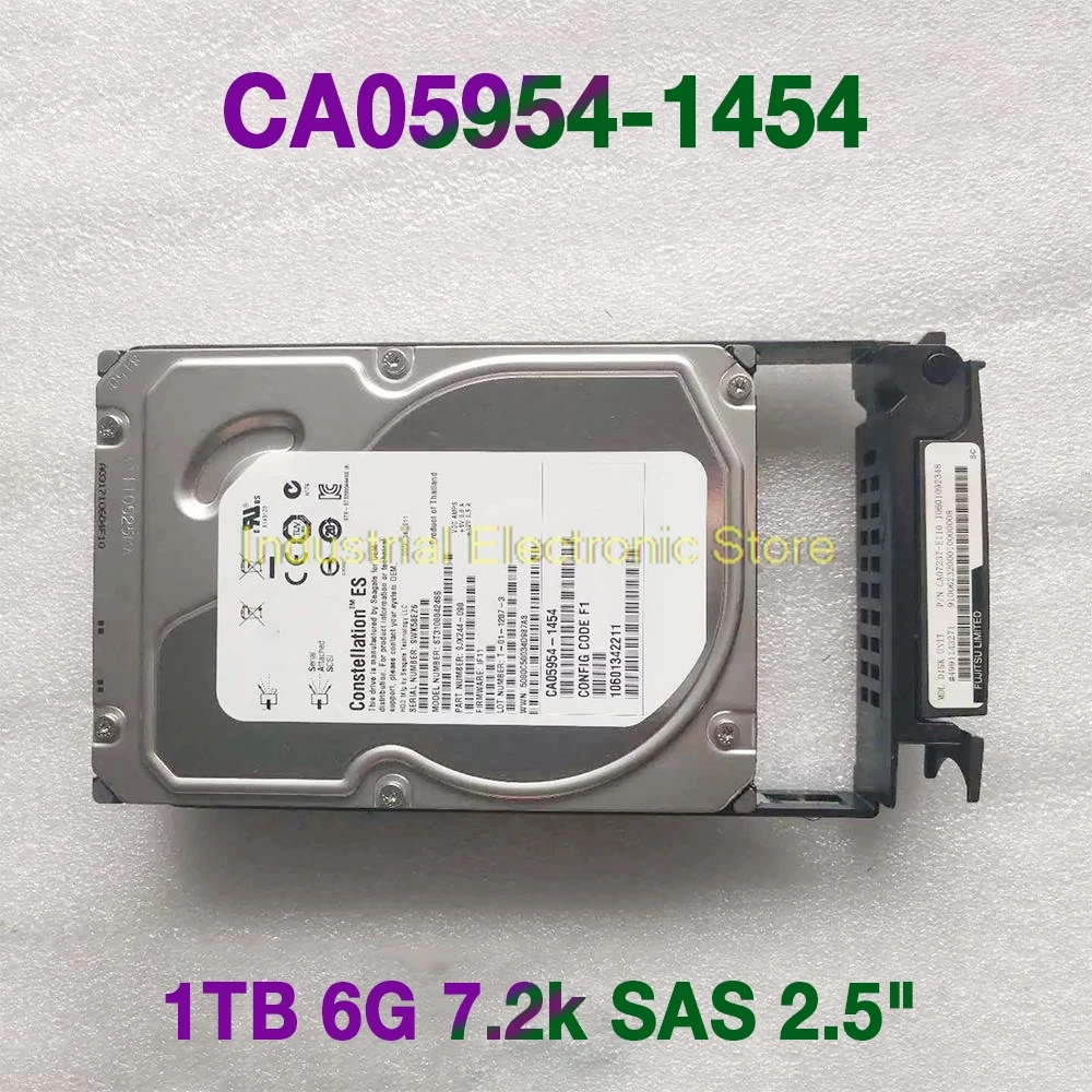 Per Fujitsu Primergy 1Tb 6G 7,2K Sas 2,5 "Disco Rigido Ca07237-E110 Ca07237-E510 Ca07237-E410 Ca05954-1454