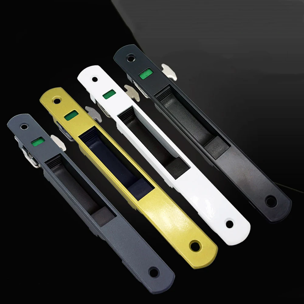 Sliding door lock hook lock sliding door single-sided aluminum alloy glass strip window buckle 90 hook
