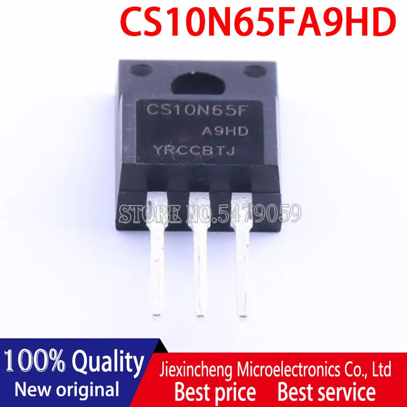 

10PCS New original CS10N65FA9HD CS10N65F TO-220F 650V 10A MOSFET