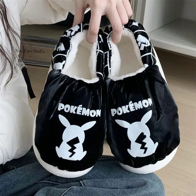 Pokemon Pikachu Squirtle Gengar Cotton Slippers