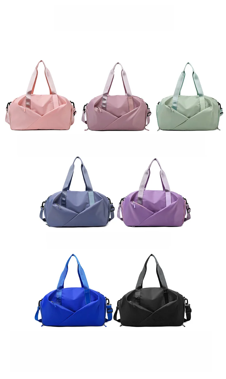 Reisetasche, Fitness-Gepäcktasche, leichte Aufbewahrungstasche für Damen, Handtasche mit großer Kapazität, tragbare Trolleytasche_voghion.com