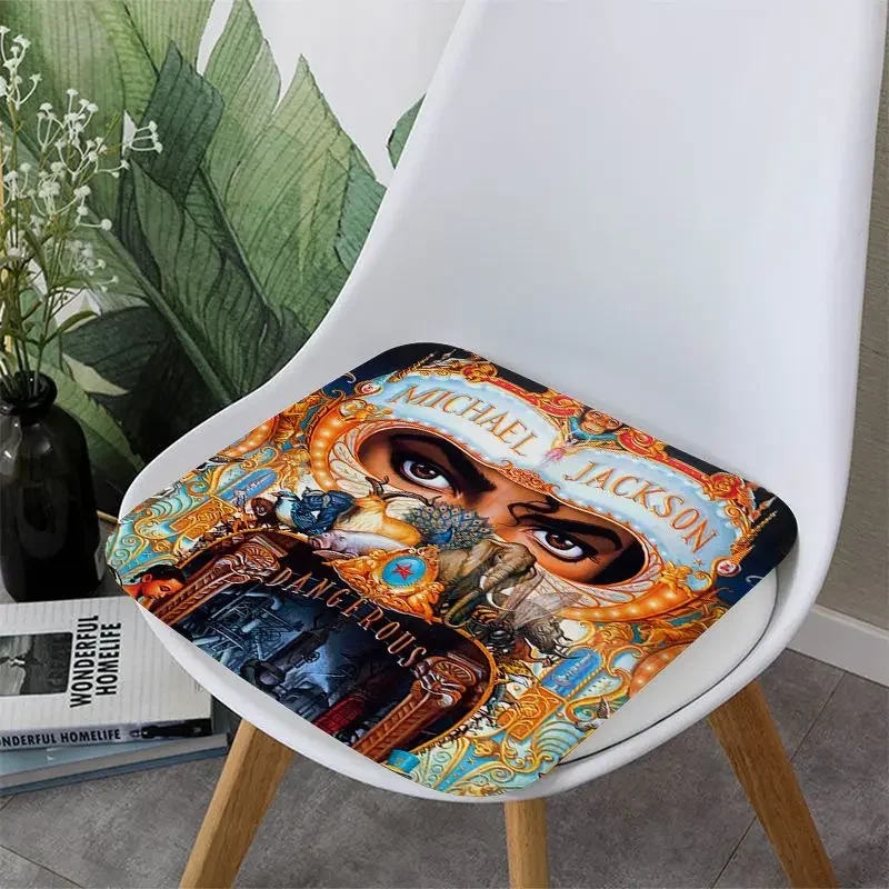 Singers Michael Jackson Nordic Printing Seat Pad Household Cushion Soft Plush Chair Mat Winter Office Bar Chair Mat Pad 5