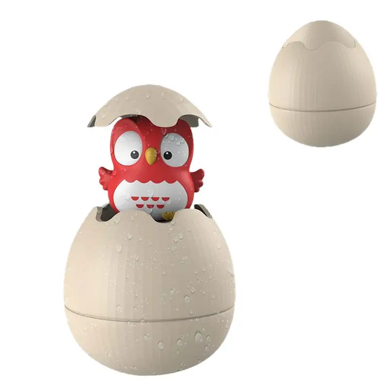 

Baby Bathing Toy Kids Cute Owl Egg Water Spray Sprinkler Bathroom Sprinkling Shower Swimming Water Toys For Kids Gift
