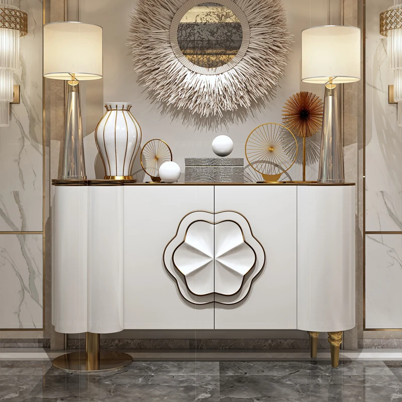 

Luxury post-modern dining cabinet Simple porch cabinet Door cabinet American decorative cabinet Storage cabinet