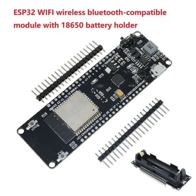ESP32 Development Board Wireless WiFi +Bluetooth-compatible Dual Core CP2104 Filters Module 2.4GHz RF ESP32 High Quality with 18650 holder