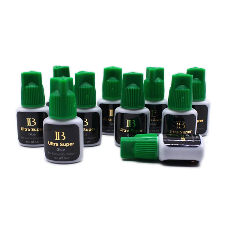 I-Beauty IB Ultra Super Glue for Eyelash Extensions 5ml IB Glue Green Cap False Lash Adhesive Makeup Tools Wholesale Shop 3