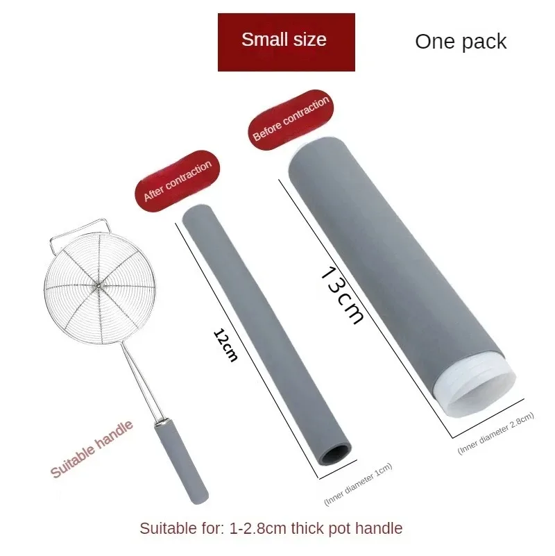 Anti-scalding Pot Handle Heat Resistant Cover Frying Pan Protector Hot Handle Holder Sleeve Rubber Pan Sleeve