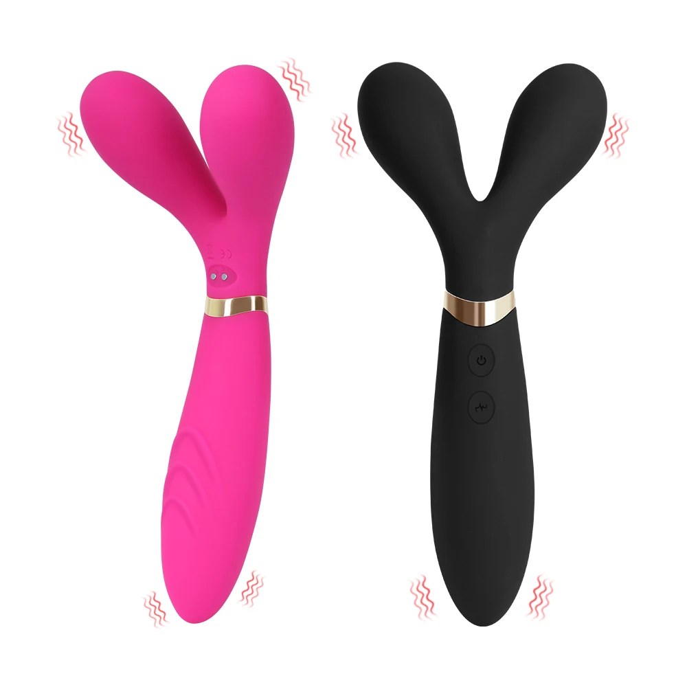 

Vibrating Dildo Clitoris G-spot Stimulator Sex Toys for Women Female Masturbator Nipple Clitoris Clamps 9 Modes Vibrator
