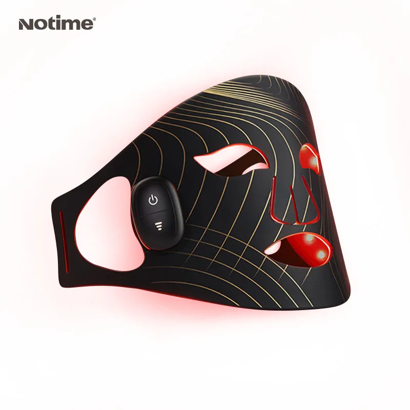 

NOTIME 2023 NEW Silicone LED Beauty Mask Visible Photon Skin Rejuvenation Beauty Apparatus Brightens Skin Soothes Acne Skin Care