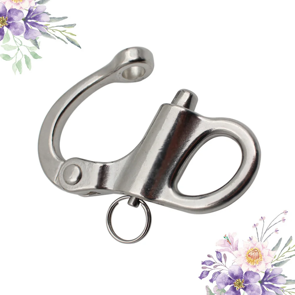 

Chain Shackle Fixed Stainless Steel Shackles Chains Self-locking Rigging Eye Snap Bumper