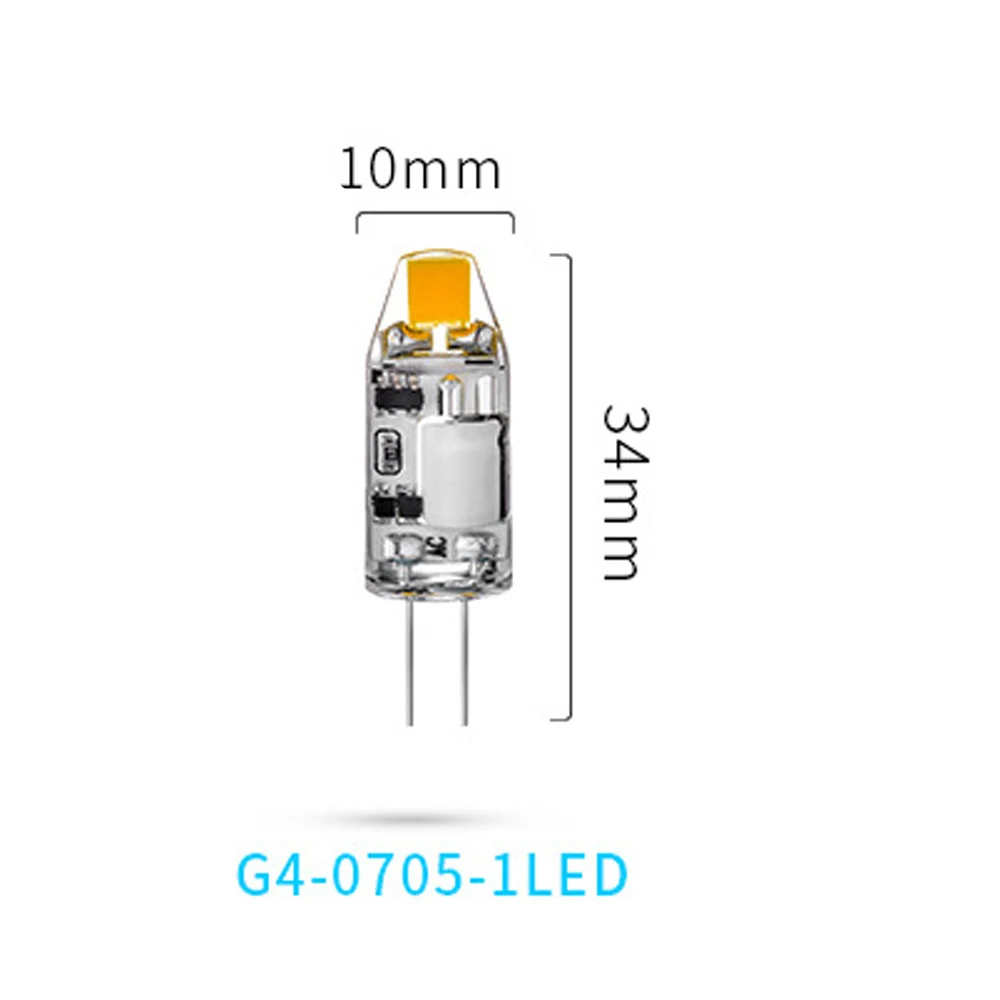 10X G4 Led Cob 실리콘 램프 2W 5W DC 12V Cob 덮개 3000K 4000K 6000K 샹들리에 스포트라이트, 샹들리에 빔 각도