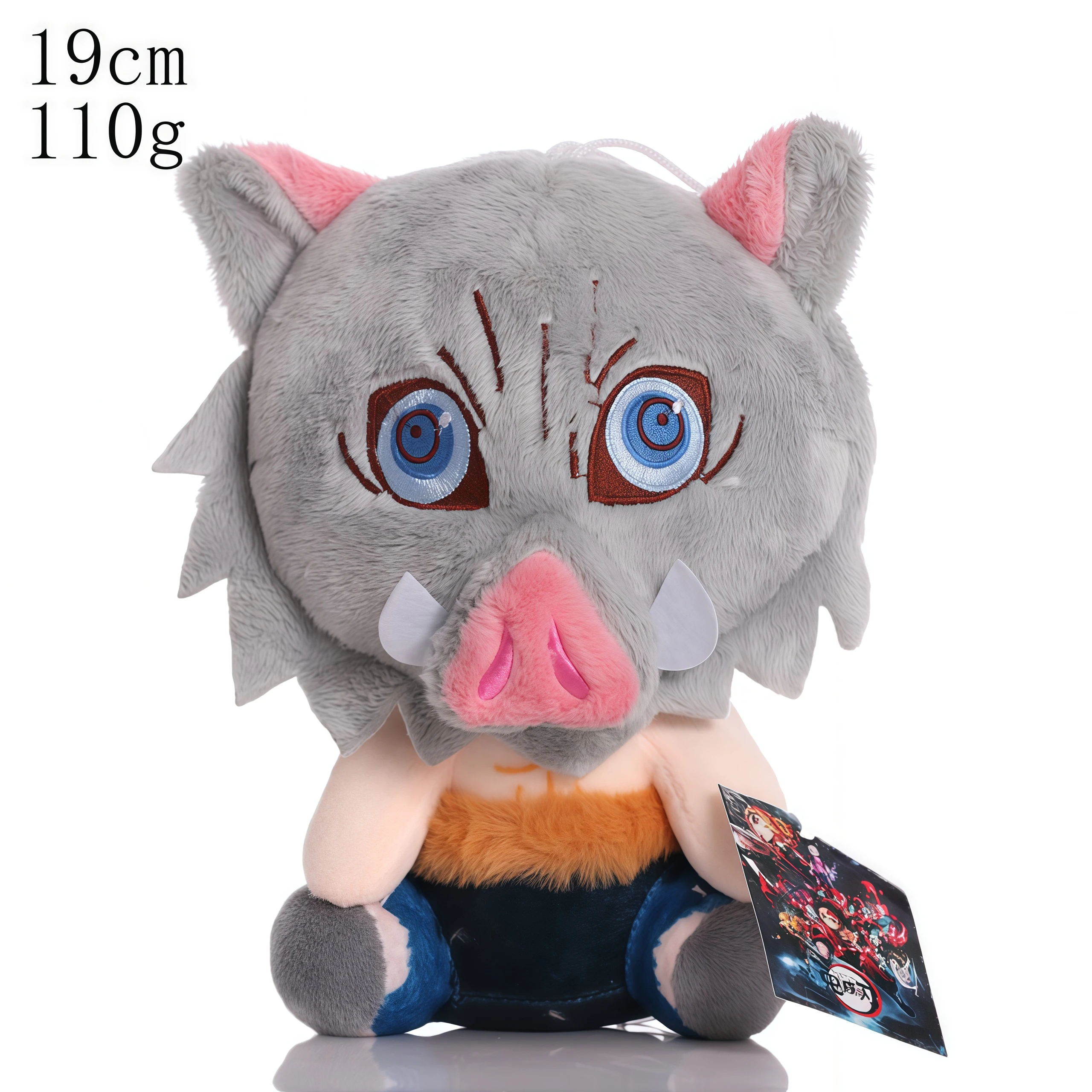 Neue 20 cm Dämon Slayer Cartoon Plüsch Spielzeug Ghost Slayer Kamado Tanjirou Kamado Nezuko Kochou Figur Gefüllte Puppe kinder geschenke – Detail 8