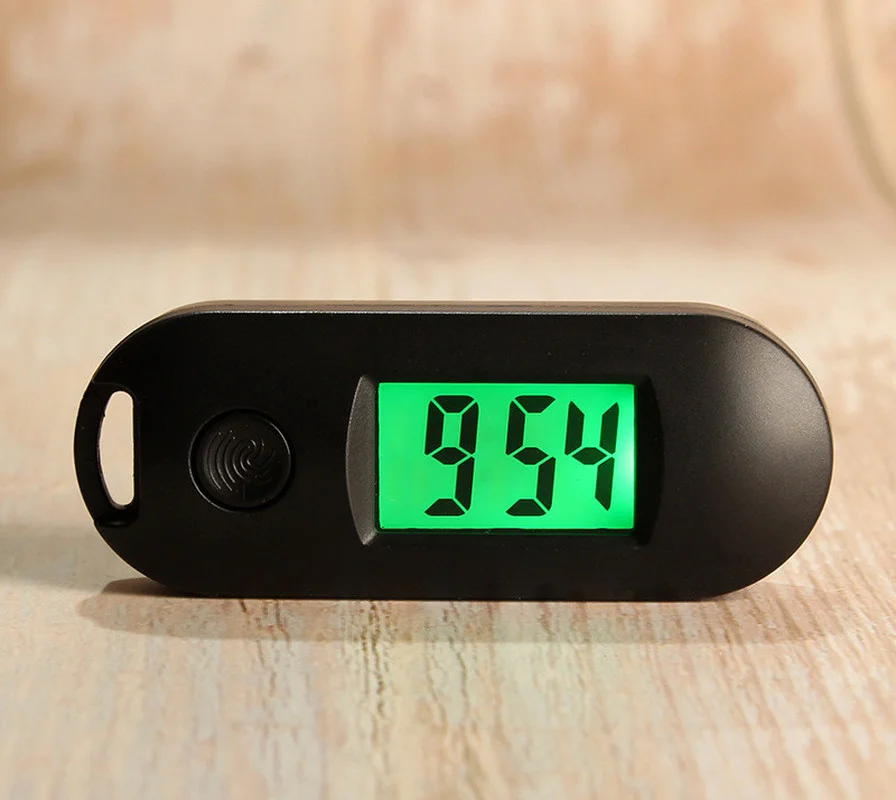 Silent Luminous Abs Digital Electronic Clock Student Exam Study Library Pocket Watch Green