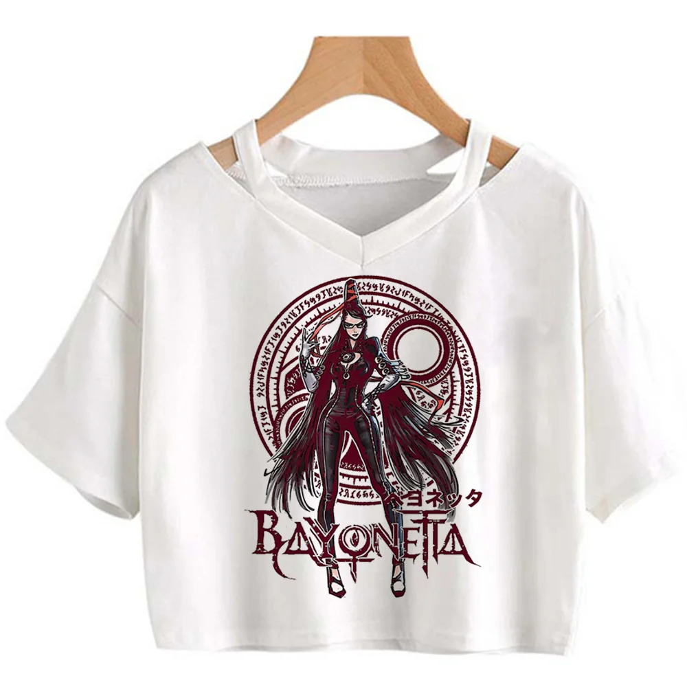 Baionetta Top Donna Designer Graphic Tee Designer Femminile Manga 2000S Abbigliamento