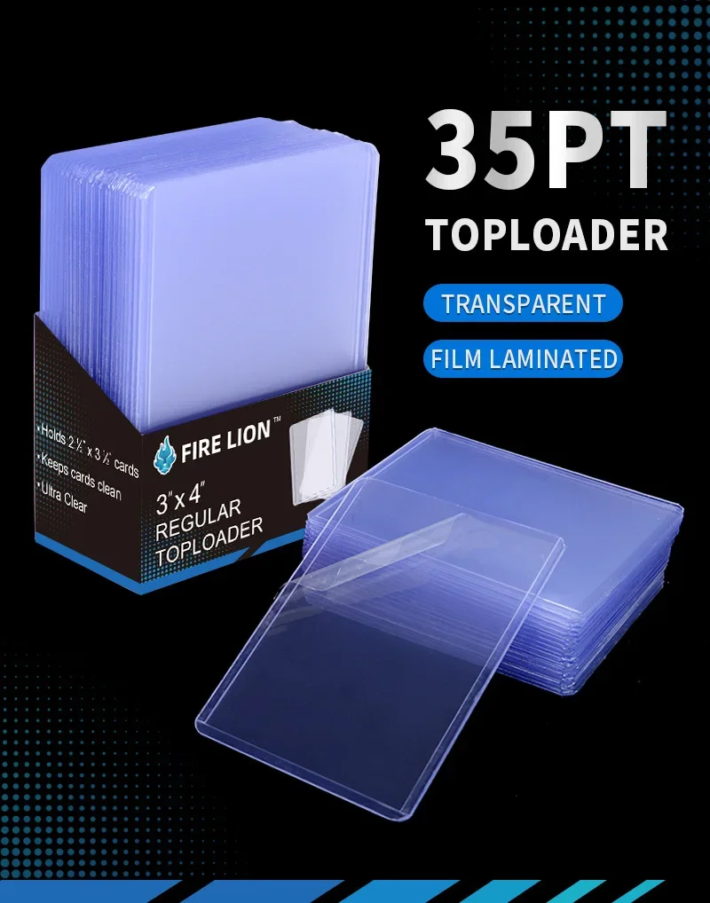 Protections rigides transparentes pour cartes TCG