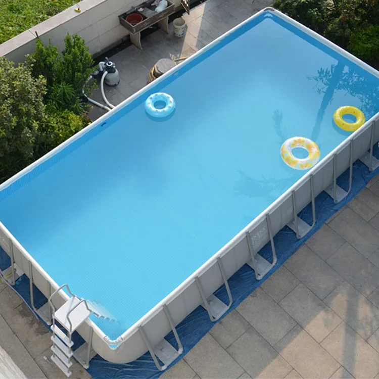 Grande Piscina Fuori Terra Con Accessori Per Copertura Pompa Filtro Piscina Esterna Portatile Con Struttura In Metallo Per Bambini