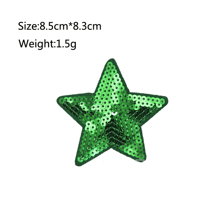 28 Pcs 14 Styles Rhinestone Star Iron on Patches Crystal Glitter Sew on Applique Five Star Stickers for Decoration or Repair of Clothing Backpacks