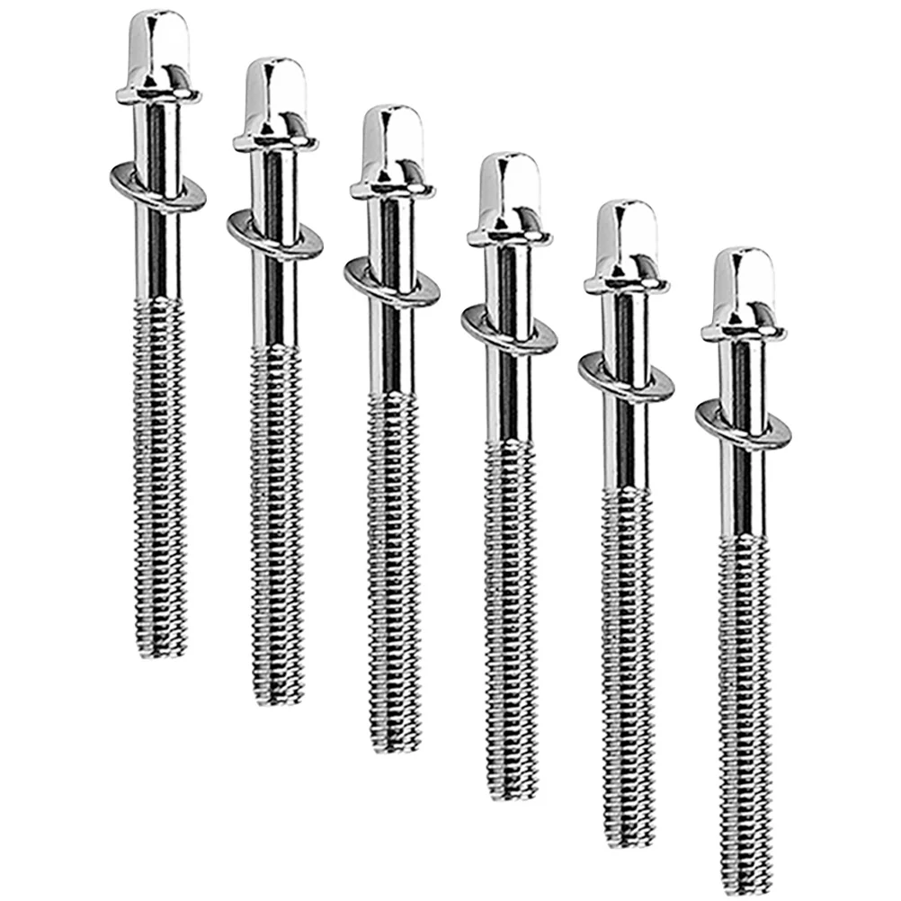 

6 Pcs Snare Drum Screws Rollers Percussion Accessories for Kit Metal Tight Tension Rods