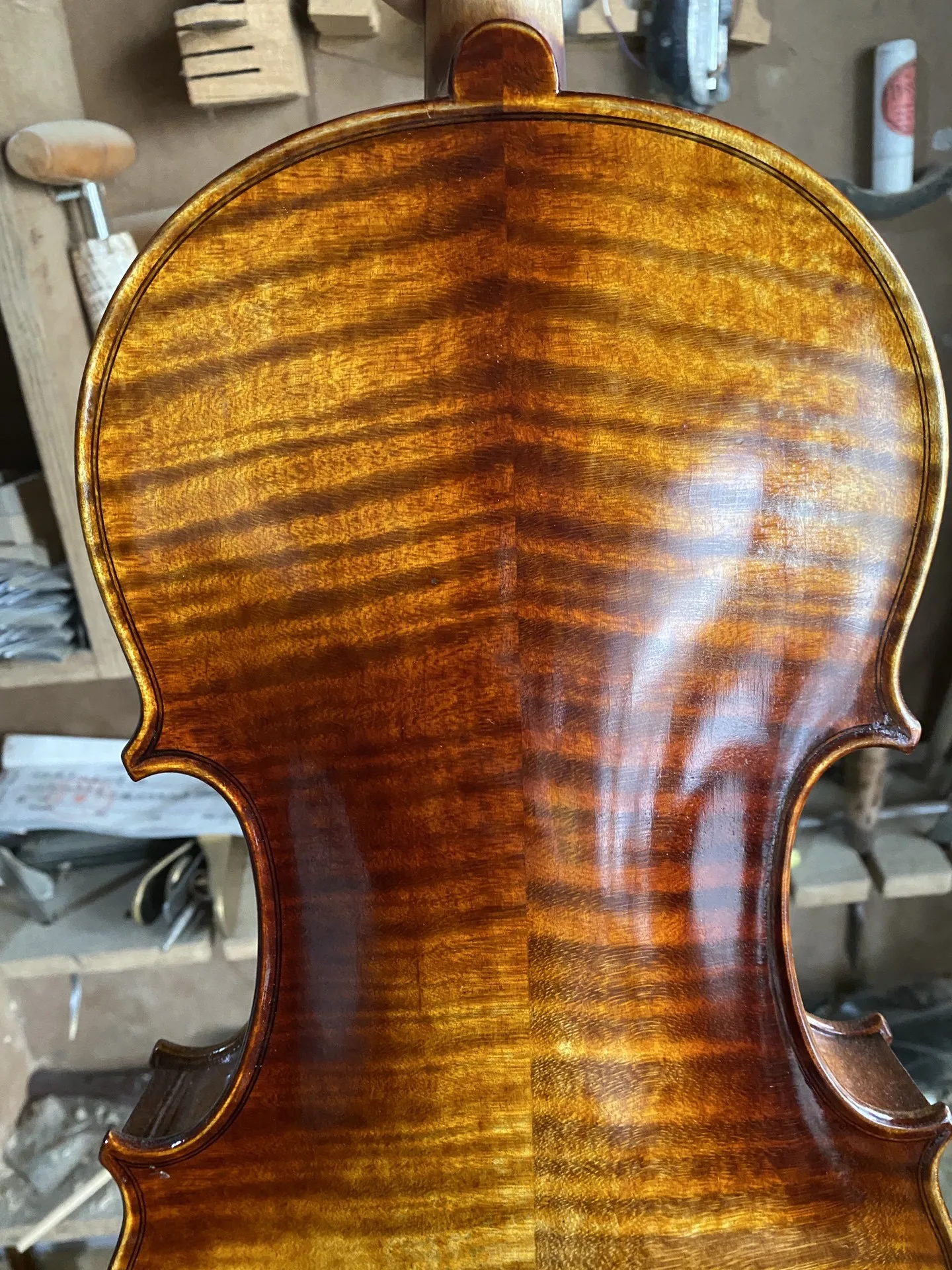 Guarneri 1743 Handmade Violin 4/4 Italian retro Oil Varnish Vinlino set professional musical instrument