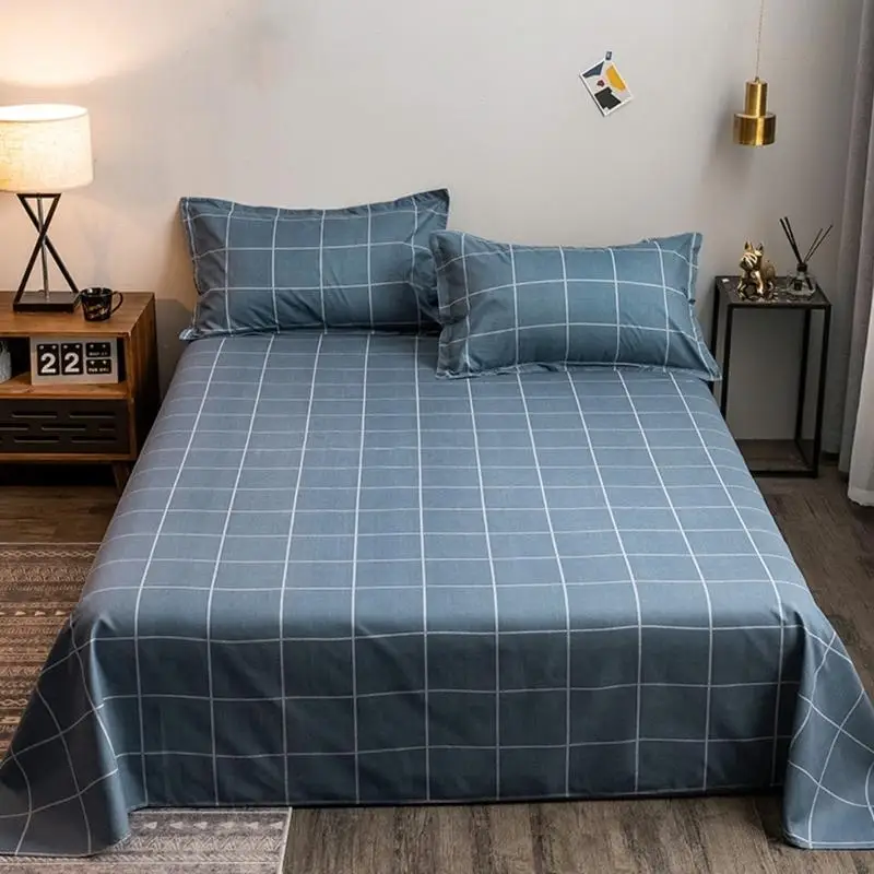Washed Cotton Bed Sheet Offering Comfort and for Sophisticated Bedroom Y5GB 2