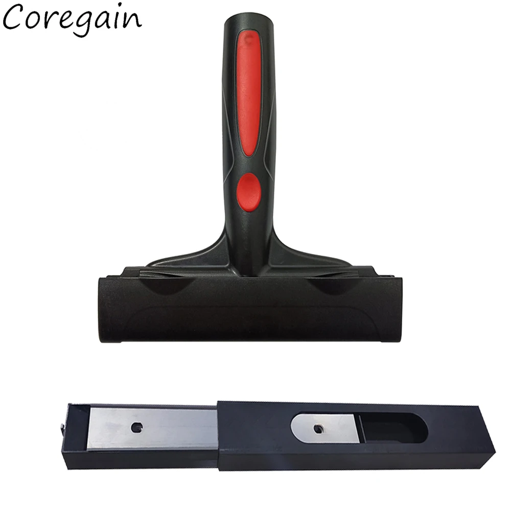 Car Sticker Razor Scraper Remover for Cleaning Stainless Steel Blade Vinyl Film Glue Window Ceramic Glass Oven Shovel Spatula razor blade scraper car sticker remover razor blade scrapers car film scraper car vinyl scraper glue removal scraper automotive film tools