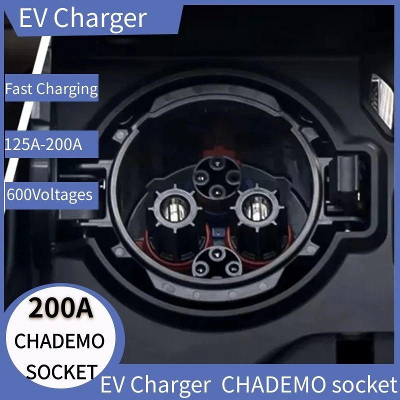 

Зарядное устройство 125A-200A EV, разъем CHADEMO, EVSE, штепсельная розетка CHAdeMo для модели Ford, Nissan
