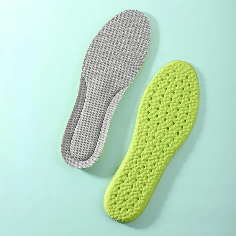 Feet Sole PU Soft Orthopedic Sport Insoles for Breathable Shock Absorption Running Shoes Pad for Men Women Arch Support Insole