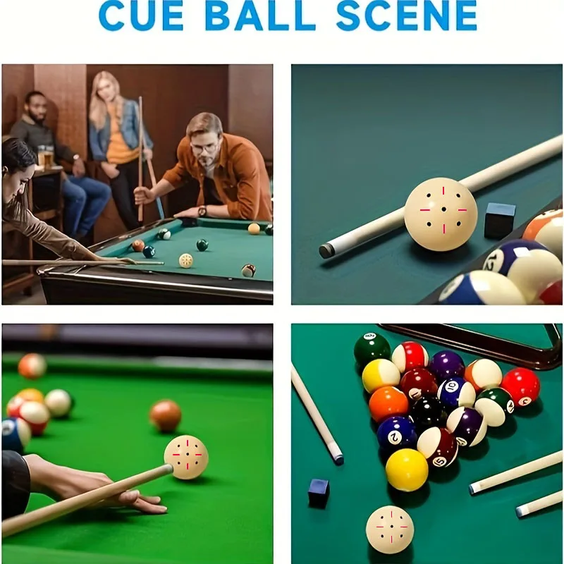 Billiards training cue ball diameter 57.2mm single-sided polka dot beginners practice ball