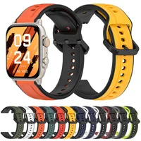 20mm 22mm Watch Strap For COLMI P71 Silicone Band For COLMI M42/C81/C60 Sports Straps I31/P68/P73/P28 Plus Bracelet Watchbands