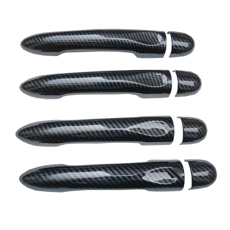 

Door Handle Cover Trim Cap for Renault Samsug Sm3 Fluence 2009 - 2019 Chrome Auto Car Accessories Color Imatation Carbon Fiber