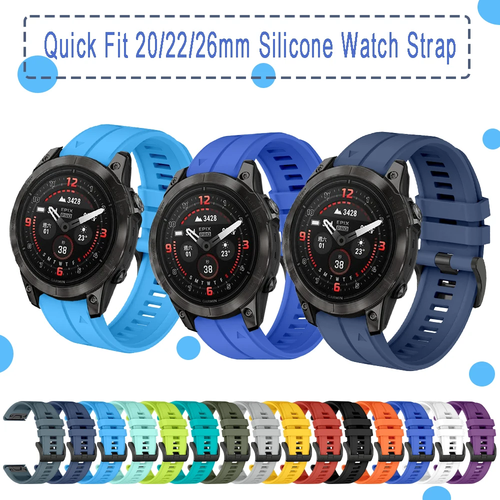 Quick Fit Silicone Band Outdoor Strap