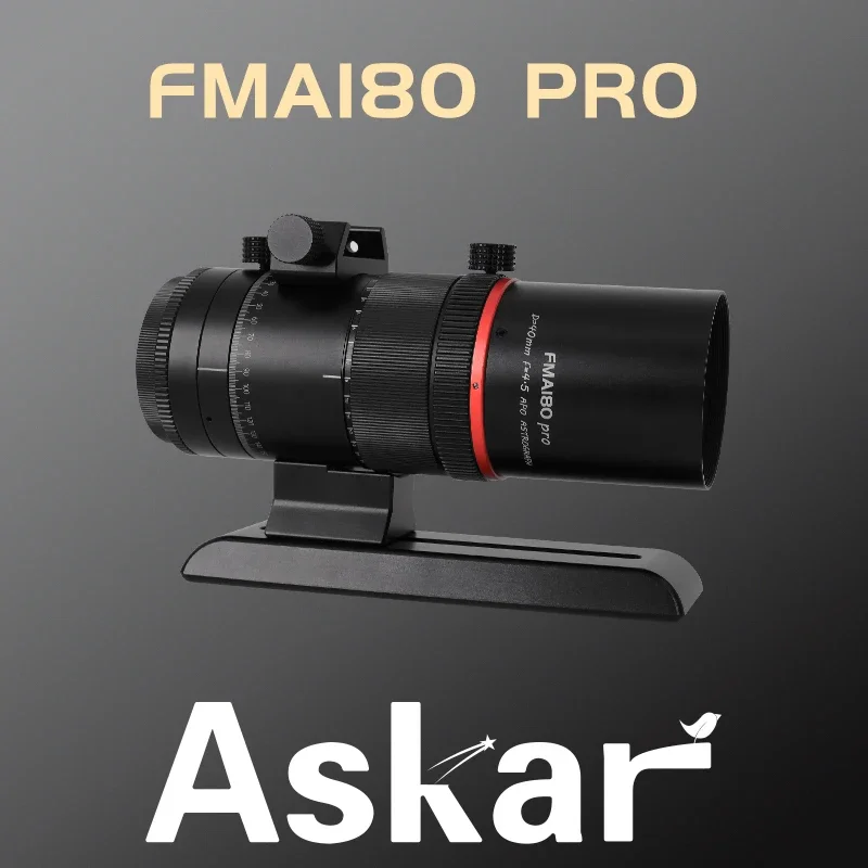 

Askar FMA180 Pro 40Mm F/4.5 Sextuplet Apo Lens / Guidescope / Astrograph # FMA180-Pro (New Product Launch)