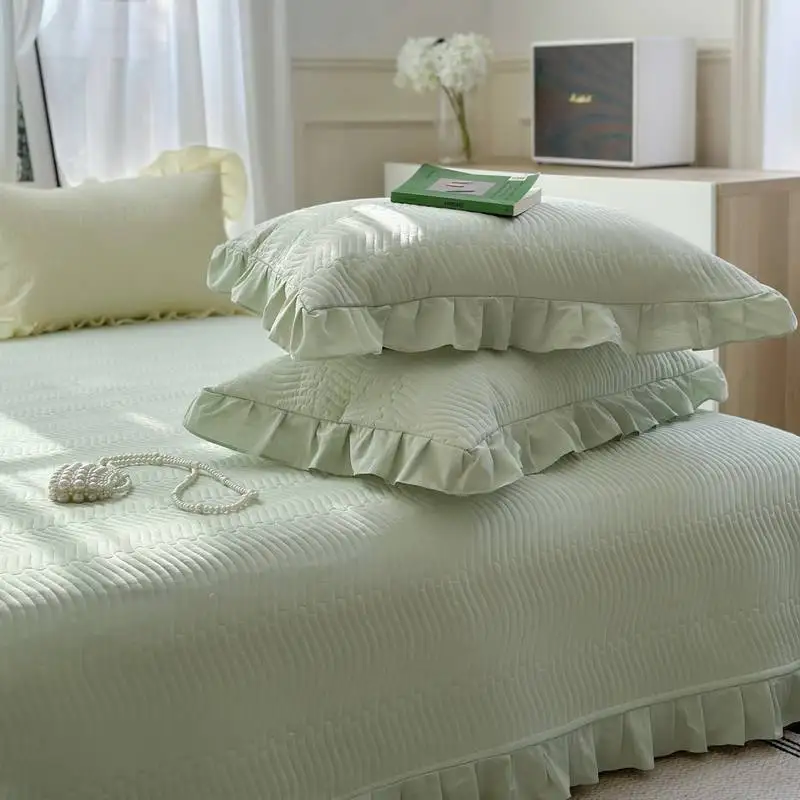 New Class a Maternal and Child Grade Pure Cotton Washed Cotton Lace Bedspread