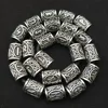 24pcs Metal Tubes Hair Braid Beard Dreadlock Beads Viking Rune Bead Spacer Knife Beads Rings Clips Styling Tools Pendant Braider 3