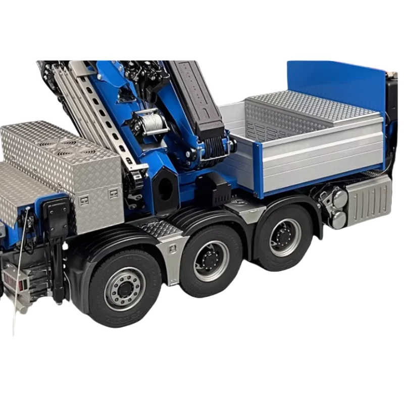 Openable Metal Mudguard Toolbox for 1/14 Tamiya RC Truck Scania MAN TGS Volvo Benz Tamiya Scaleclub LESU DEGREE Parts 4