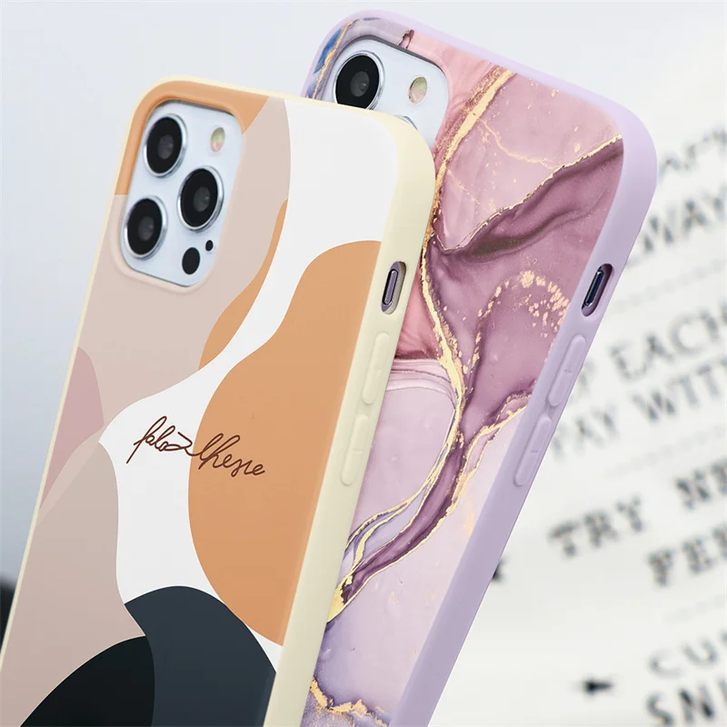 Soft TPU Phone Cases For iPhone XR XS X 11 12 13 Pro Max Mini SE3 2022 2020 7 8 6 6S Plus Fashion Marble Shockproof Cover Bumper apple iphone 13 pro max case
