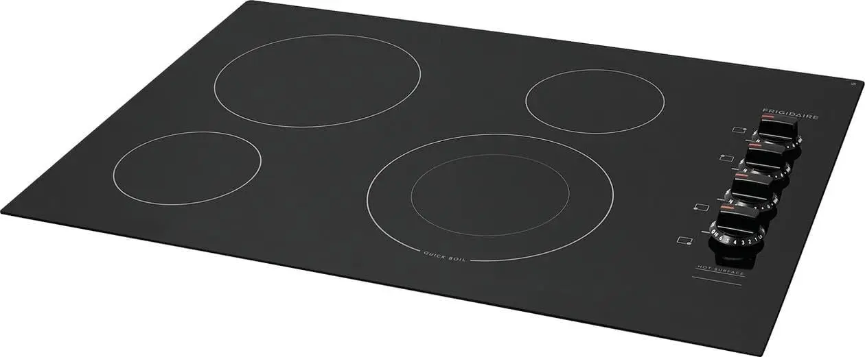 FFEC3025UB 30 Inch Electric Smoothtop Style Cooktop with 4 Elements in Black 5