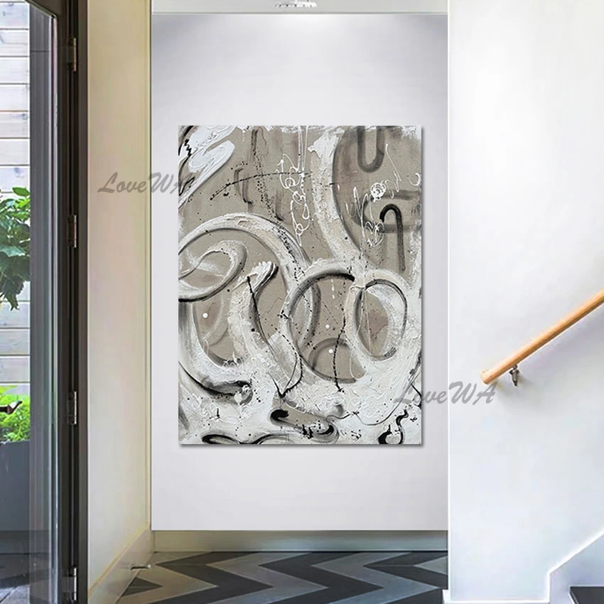 

Large Size Bedroom Artwork Abstract Wall Canvas Roll For Paintings Art Picture Modern Handmade Decorative Unframed Hot Sale