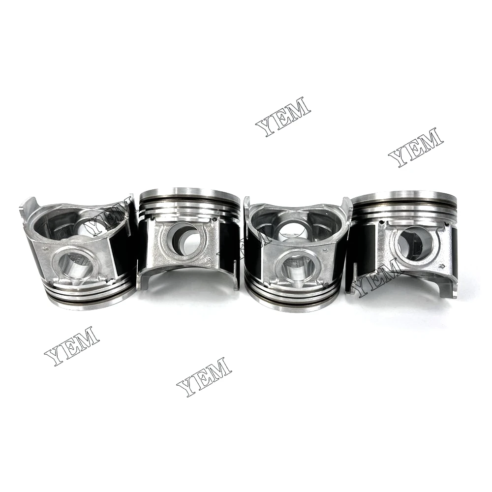

4 шт., V2607 V2607-Cr Piston 1J705-21111 + 0,5 для запасных частей двигателя Kubota