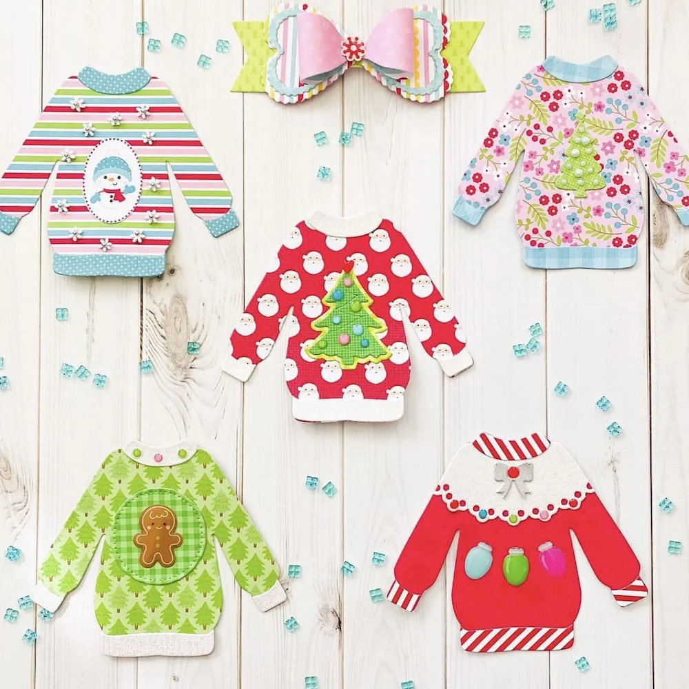 KSCRAFT-Cute-Ugly-Sweater-Metal-Cutting-Dies-Stencils-for-DIY ...