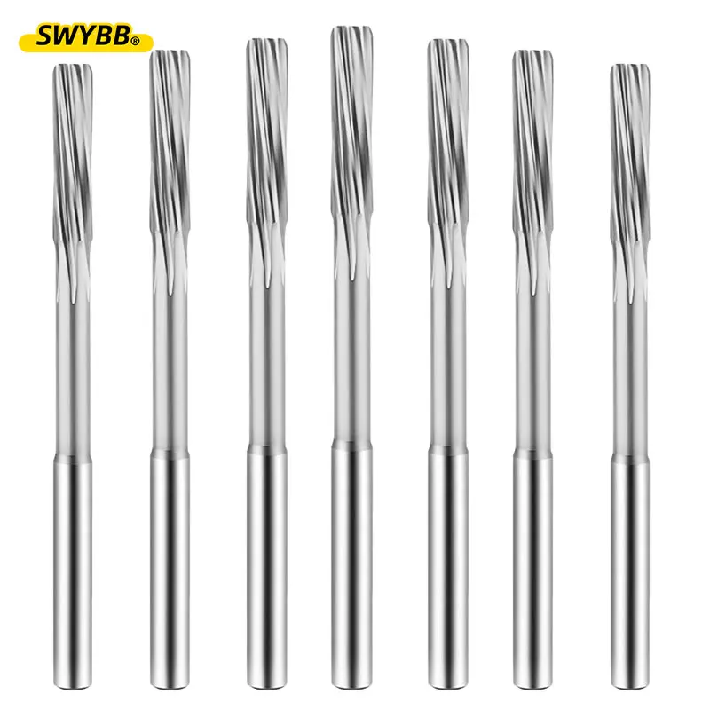 3mm 4mm 6mm 8mm 10mm TiN High Speed Steel Spiral Reamer Titanium Coated for Metal Precision H7 Reamer Cobalt Containing hss reamer,cobalt reamer,steel reamer tools