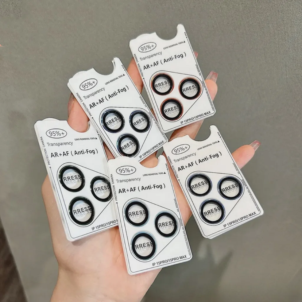 Official Color Camera Lens Protector - Tempered Glass Protection Cover (2-3 Pieces)