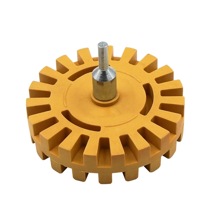 Car Pneumatic Rubber Eraser Wheel Pad Rubber Disk Decal Eraser Wheel Car Sticker Remover Paint Cleaner Polish Auxiliary Tool