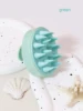1PCS scalp massage shampoo brush, soft silicone hair used to remove dandruff and exfoliate 5