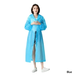 All-Weather Colorful Waterproof Adult Poncho - 2024 Fashion Edition (Blue  1pc)