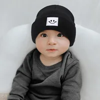 Kids Autumn Winter Hats for Newborn Crochet Beanie Toddler Boy Girl Cap Baby Photography Props Children Accessories Warmer Stuff 2