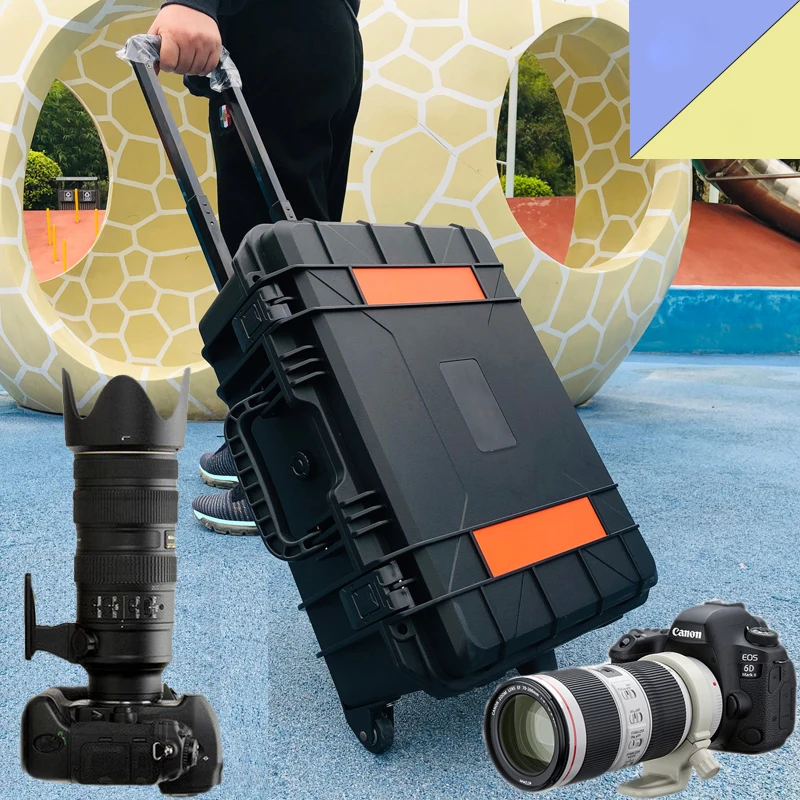 IPX7WaterproofBoxMoistureProofCameraTrolleyCaseBagForLeica