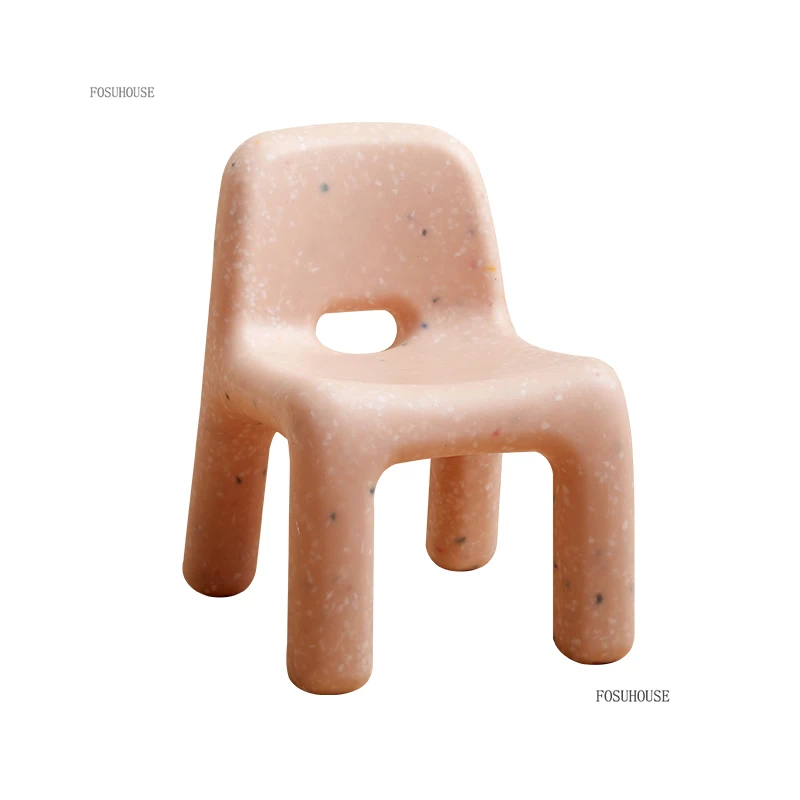 Nordic Creative Plastic Children's Tables Kindergarten Children's Chair Home Enlightenment Learning Table and Chair for Children